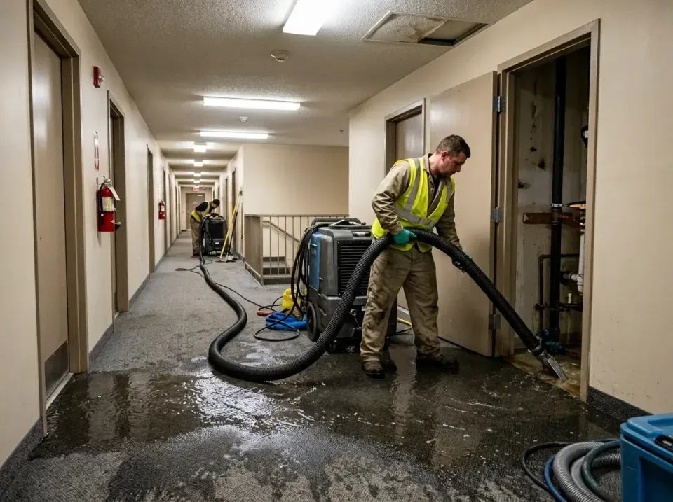 multi-unit-apartment-hallway-f-005 — frequently asked questions, Emergency Burst Pipe Water Extraction & Removal in Encantad…